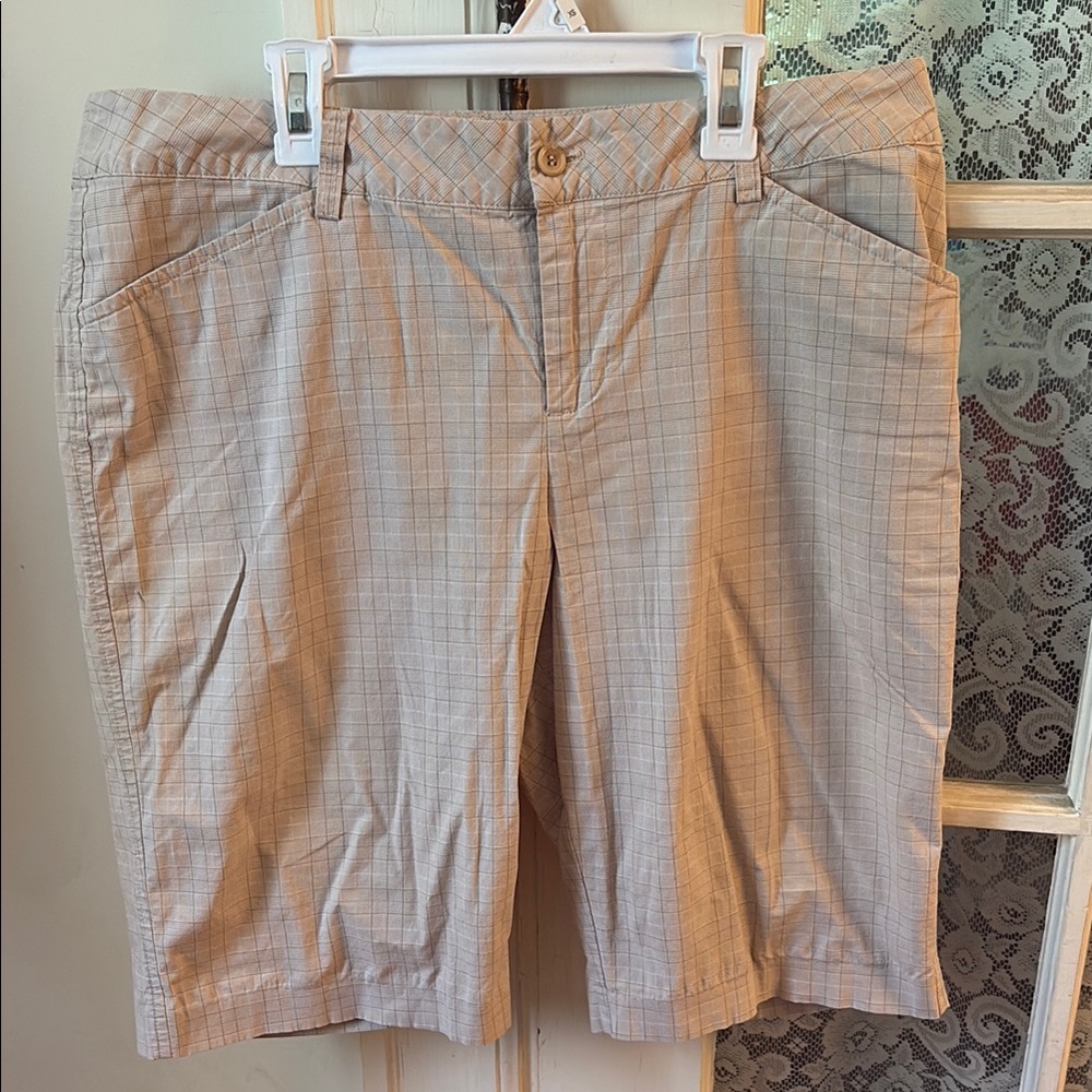 Sonoma Tan Checkered Shorts